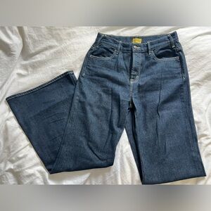 MOTHER Insider Crop Step Fray Bootcut Jeans W27 30” Inseam Premium